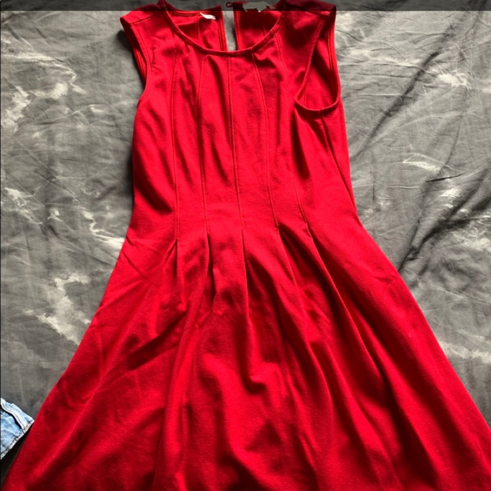 Red dress